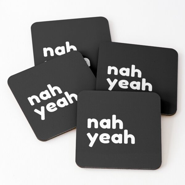 Item preview, Nah Yeah. Funny Sarcastic NSFW Rude Inappropriate Saying designed and sold by That Cheeky Tee.