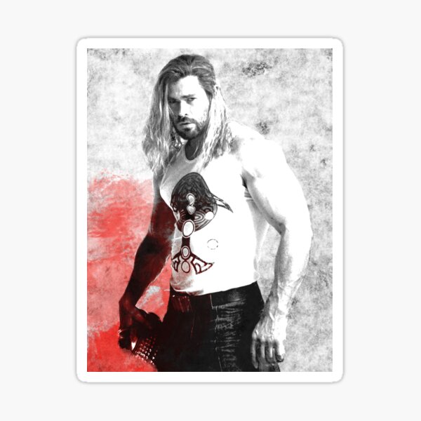 Item preview, Chris Hemsworth Love Thunder designed and sold by HELLODIVINE.