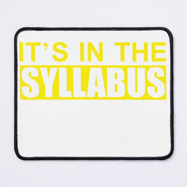Item preview, Funny Professor | Tenured Professor | It's In The Syllabus designed and sold by campingforge.