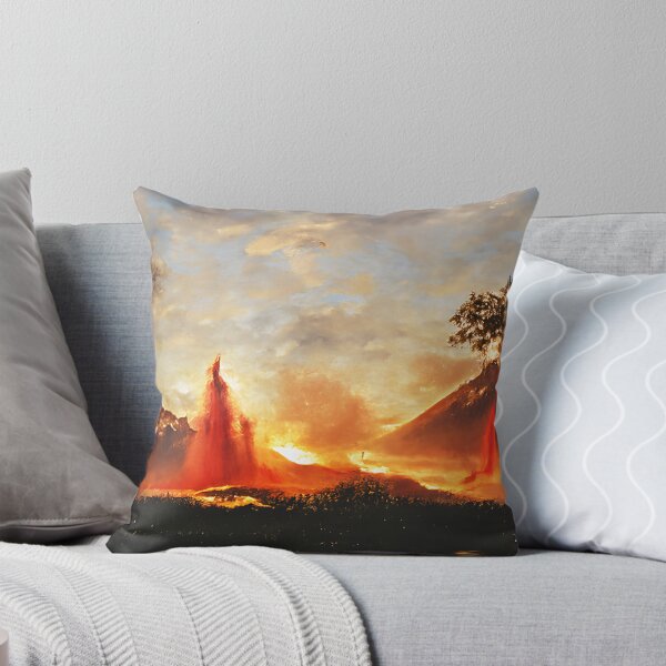 Item preview, Volcano erupting lava  designed and sold by fizzribbit.