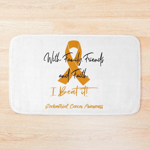 Item preview, Endometrial Cancer Warrior - With Family, Friends, and Faith - I BEAT IT! designed and sold by Robbsyn.