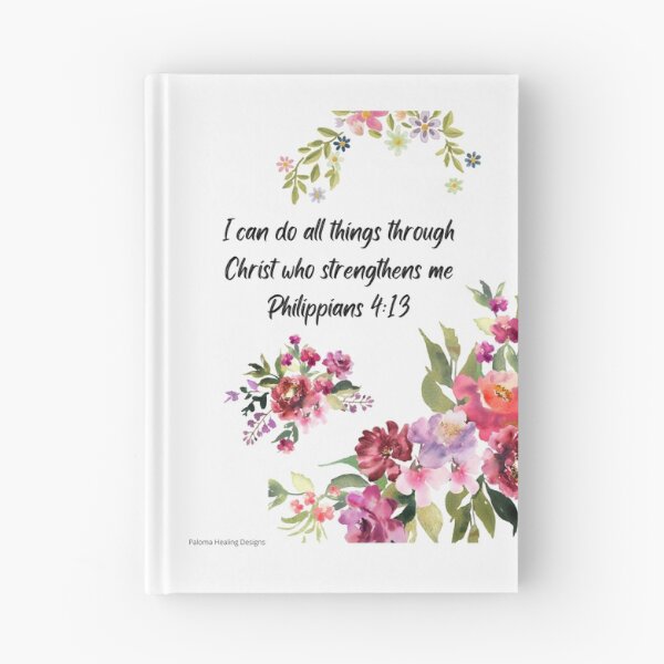 Item preview, Bible scripture Philippians 4:13 designed and sold by PalomaHealing24.
