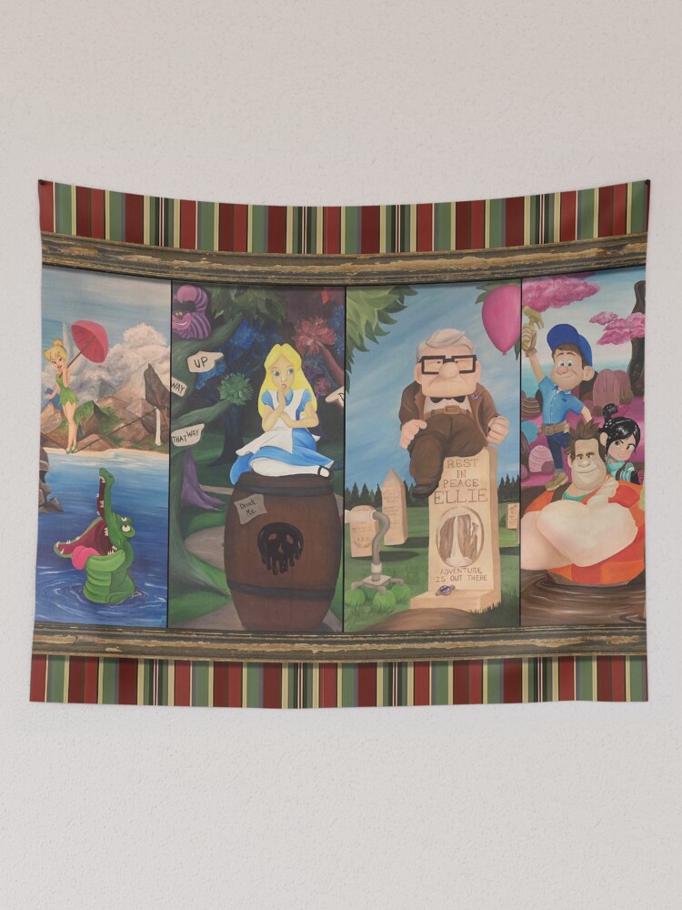 Haunted mansion online tapestry