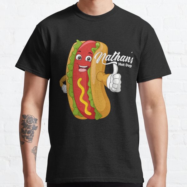 Hot Dog T Shirt Funny Graphic Shirts Silly Food Shirts for Men Women Kids Retro Vintage Hot Dog Eating Contest Tee Shirts