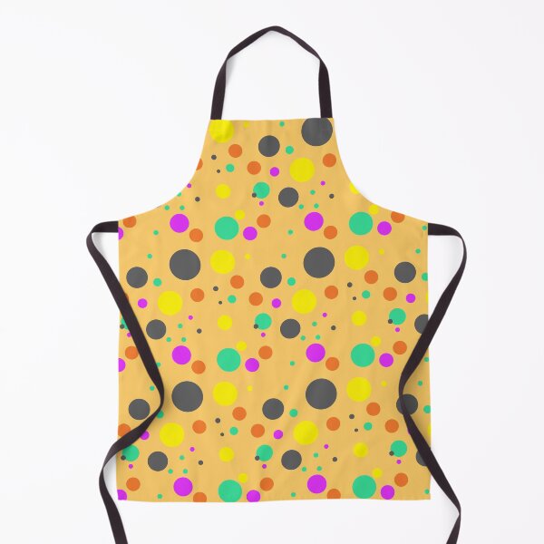 Item preview, Summer 80s 70s 60s Eighties Seventies Sixties Retro Vintage Polka Dots Dots Dots Polka Dots Poka Dots Circles Orange Brown Purple Yellow Lime designed and sold by fairy-taler.