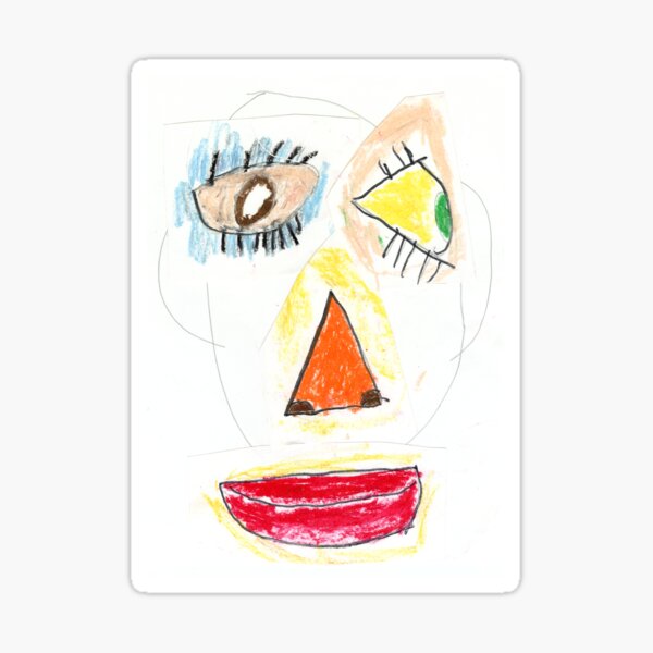 Weird Face Sticker