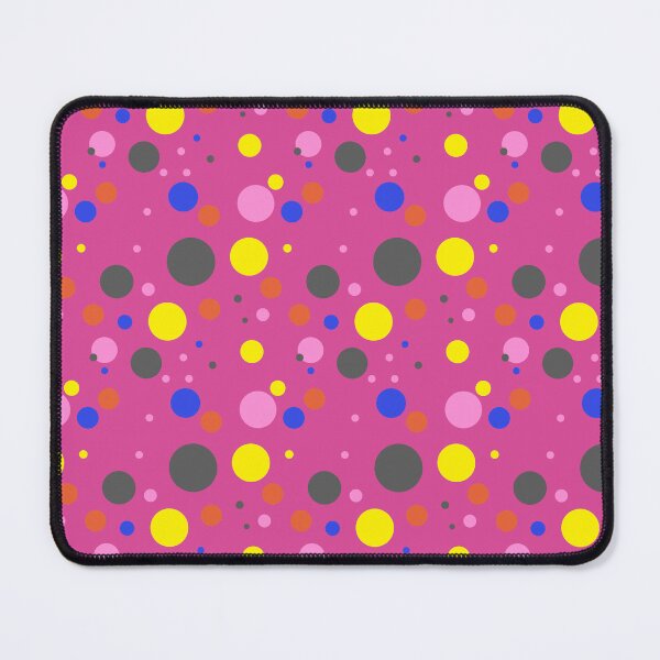Item preview, Summer 80s 70s 60s Eighties Seventies Sixties Retro Vintage Polka Dots Dots Dots Polka Dots Poka Dots Circles Orange Red Yellow Lime designed and sold by fairy-taler.