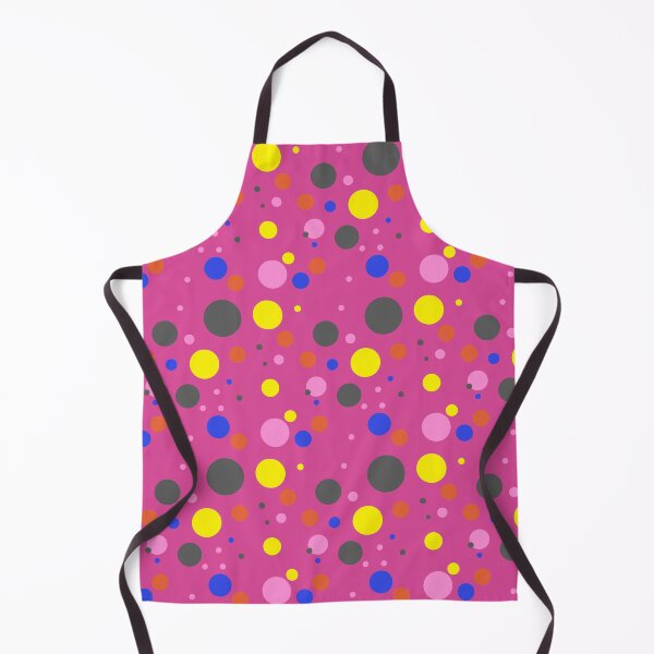 Item preview, Summer 80s 70s 60s Eighties Seventies Sixties Retro Vintage Polka Dots Dots Dots Polka Dots Poka Dots Circles Orange Red Yellow Lime designed and sold by fairy-taler.