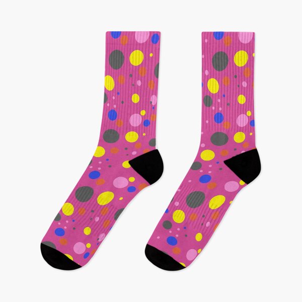 Item preview, Summer 80s 70s 60s Eighties Seventies Sixties Retro Vintage Polka Dots Dots Dots Polka Dots Poka Dots Circles Orange Red Yellow Lime designed and sold by fairy-taler.