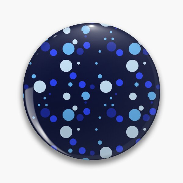 Item preview, Summer 80s 70s 60s Eighties Seventies Sixties Retro Vintage Polka Dots Dots Dots Polka Dots Poka Dots Circles Blue Cyan Dark Blue White designed and sold by fairy-taler.