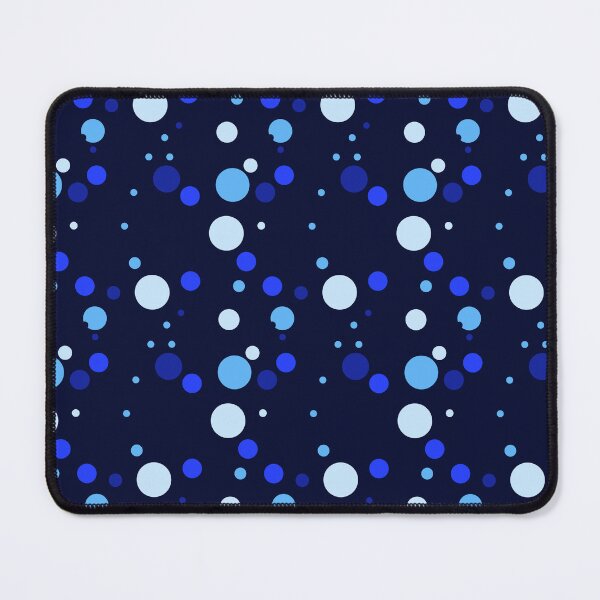 Item preview, Summer 80s 70s 60s Eighties Seventies Sixties Retro Vintage Polka Dots Dots Dots Polka Dots Poka Dots Circles Blue Cyan Dark Blue White designed and sold by fairy-taler.