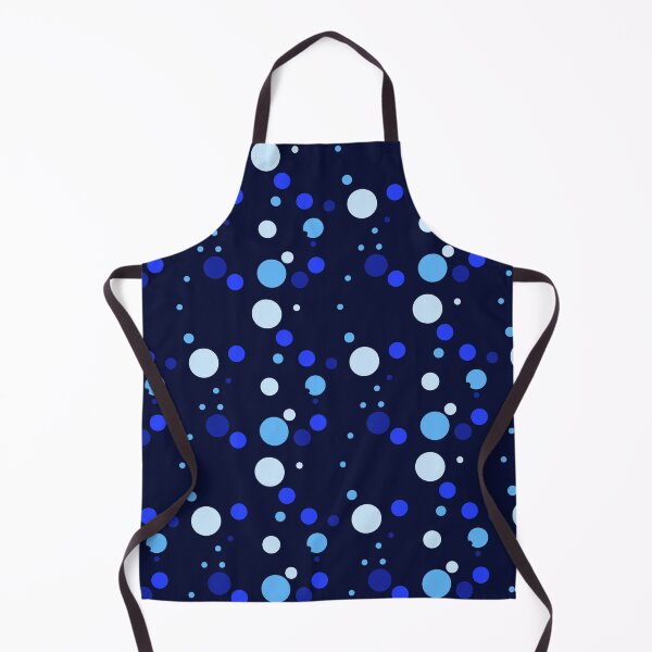 Item preview, Summer 80s 70s 60s Eighties Seventies Sixties Retro Vintage Polka Dots Dots Dots Polka Dots Poka Dots Circles Blue Cyan Dark Blue White designed and sold by fairy-taler.