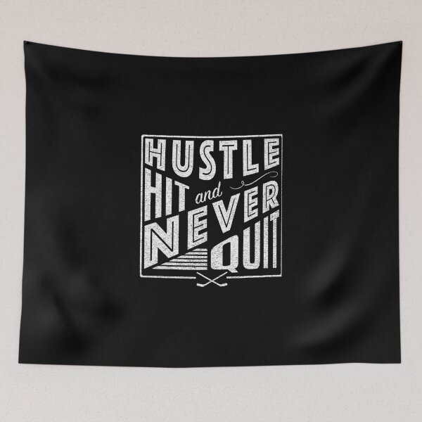 Item preview, Hustle Hit And Never Quite Hockey Classic T-Shirt designed and sold by felyn3gloria.