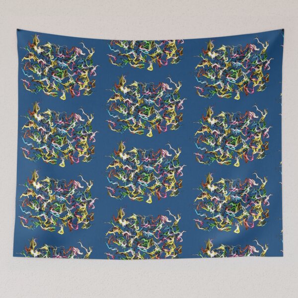 Item preview, Multicolor Swirly Abstract Wispy Art designed and sold by DianeBP.
