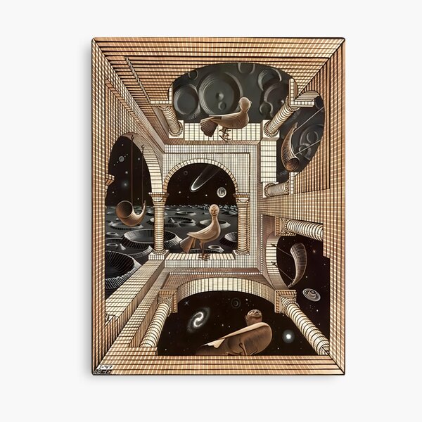 M.C. Escher - Other World Canvas Print
