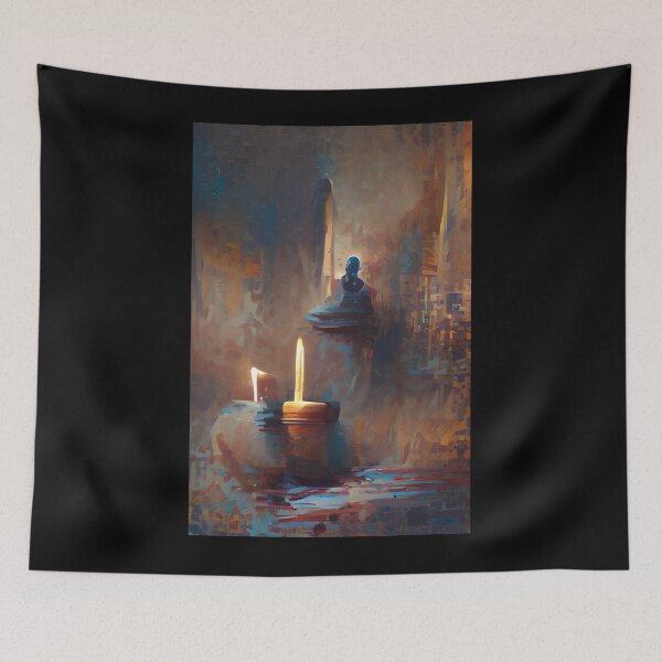 Item preview, Bougie flamme art abstrait designed and sold by MiloBlaz.