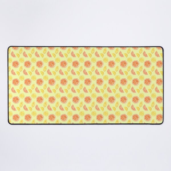 Item preview, yellow orange, grapefruit, and lemon citrus pattern designed and sold by sleepyrun.