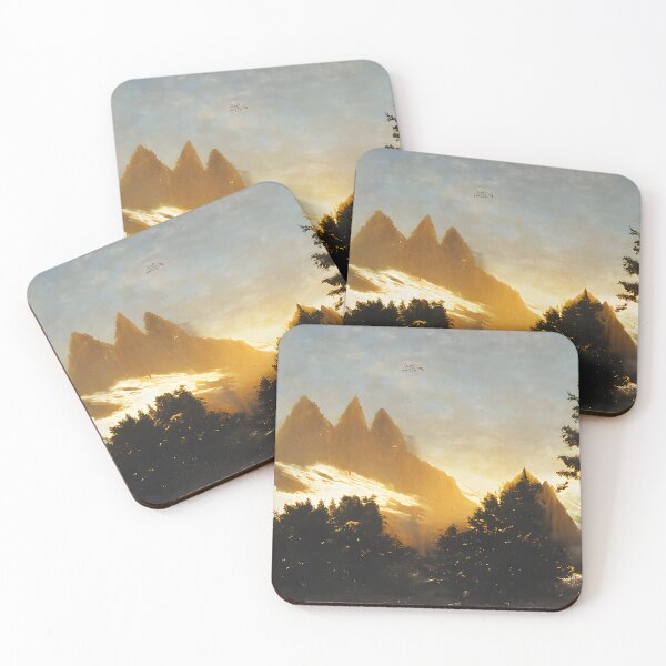 Item preview, Snowy mountain peaks  designed and sold by fizzribbit.