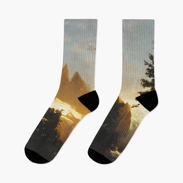Item preview, Snowy mountain peaks  designed and sold by fizzribbit.