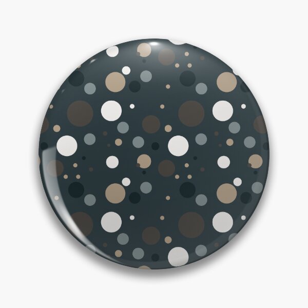 Item preview, Summer 80s 70s 60s Eighties Seventies Sixties Retro Vintage Polka Dots Dots Dots Polka Dots Poka Dots Circles Grey White Tan Black designed and sold by fairy-taler.