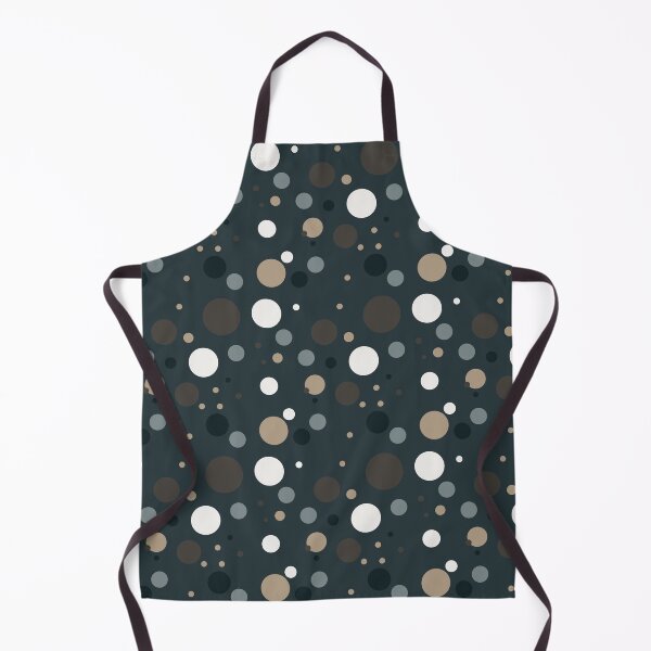 Item preview, Summer 80s 70s 60s Eighties Seventies Sixties Retro Vintage Polka Dots Dots Dots Polka Dots Poka Dots Circles Grey White Tan Black designed and sold by fairy-taler.
