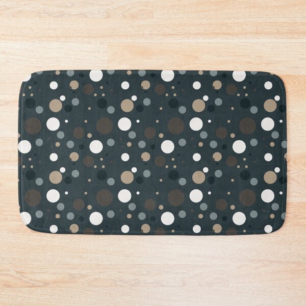 Item preview, Summer 80s 70s 60s Eighties Seventies Sixties Retro Vintage Polka Dots Dots Dots Polka Dots Poka Dots Circles Grey White Tan Black designed and sold by fairy-taler.