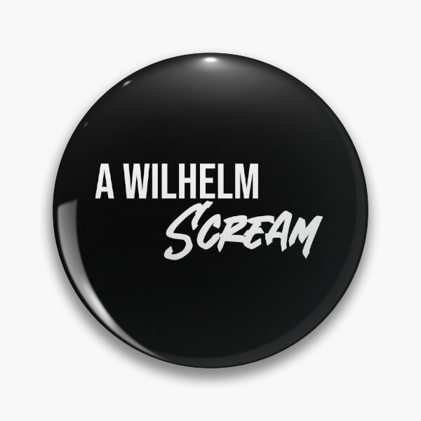 Item preview, A Wilhelm Scream White Text designed and sold by RadicalAM.