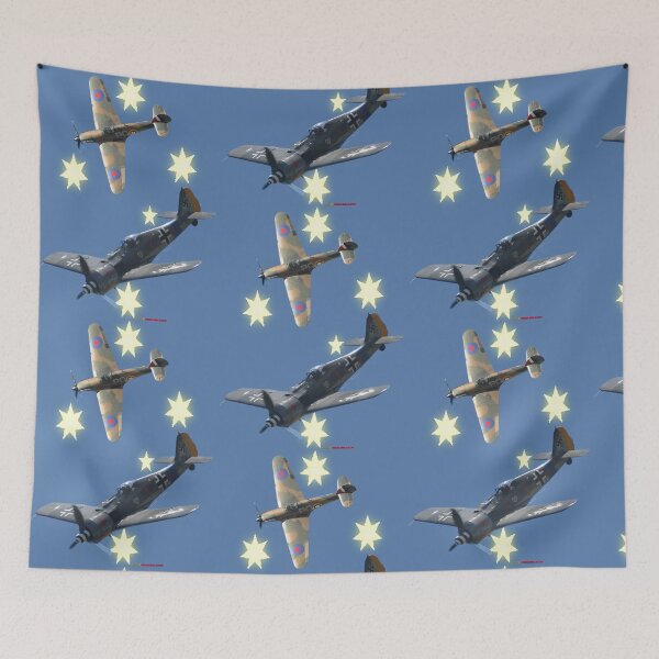 Item preview, Southern Cross Dogfight Design - Hurricane Vs Fw190D -2 designed and sold by muz2142.
