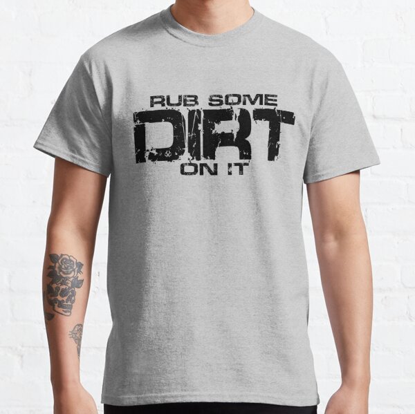 Rub Some Dirt On It Funny Baseball Mom' Men's T-Shirt