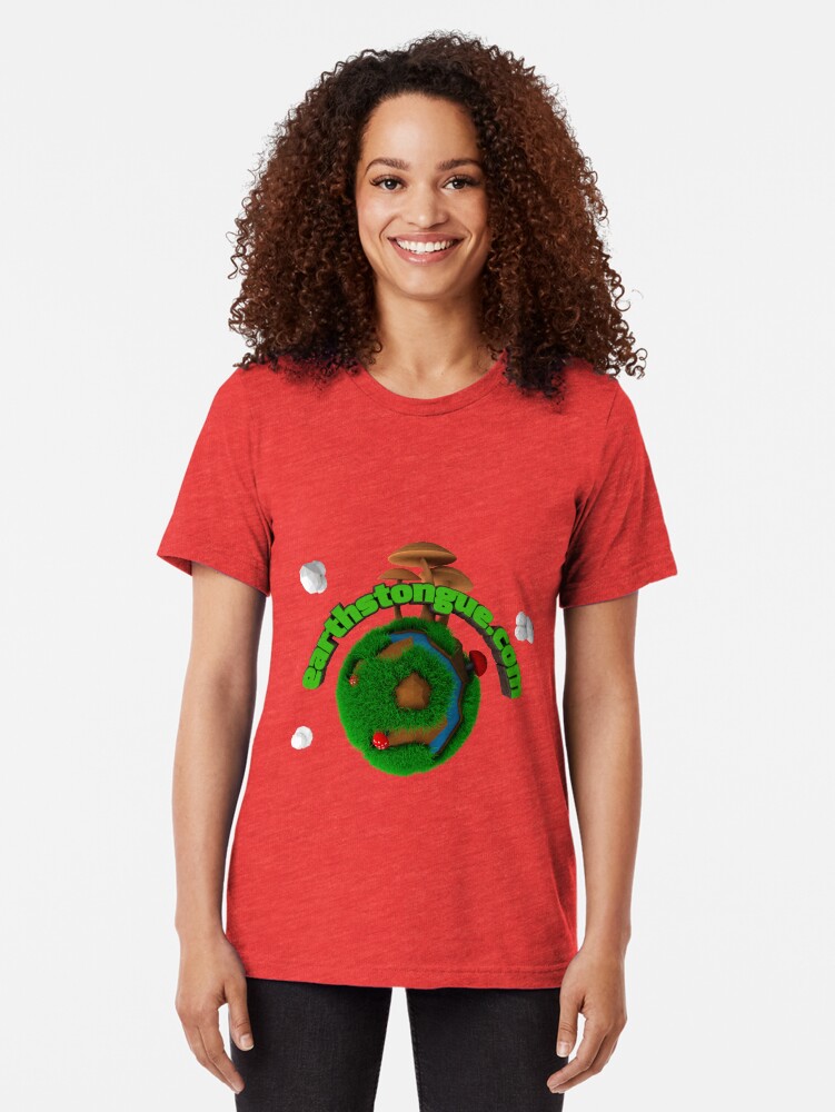 Vista alternativa de Camiseta de tejido mixto Earth´s Tongue