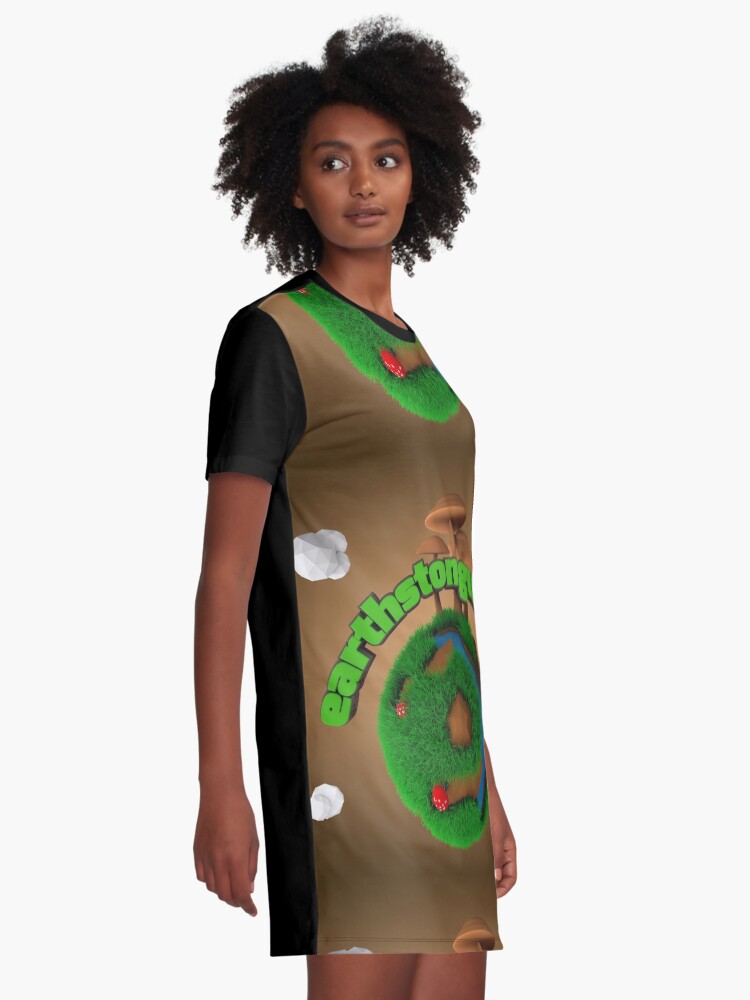Vista alternativa de Vestido camiseta Earth´s Tongue