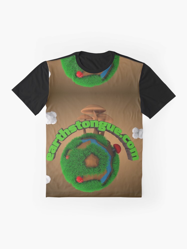 Vista alternativa de Camiseta gráfica Earth´s Tongue