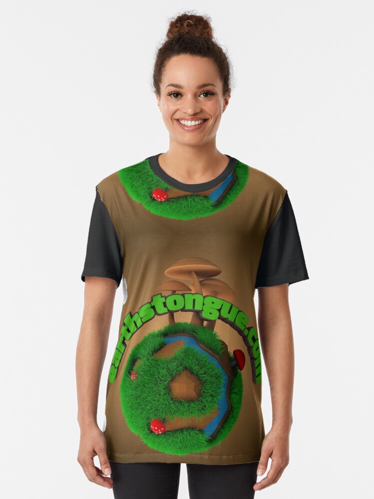 Vista alternativa de Camiseta gráfica Earth´s Tongue