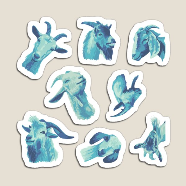 Item preview, My Goat Friends designed and sold by Unhinged Heather.