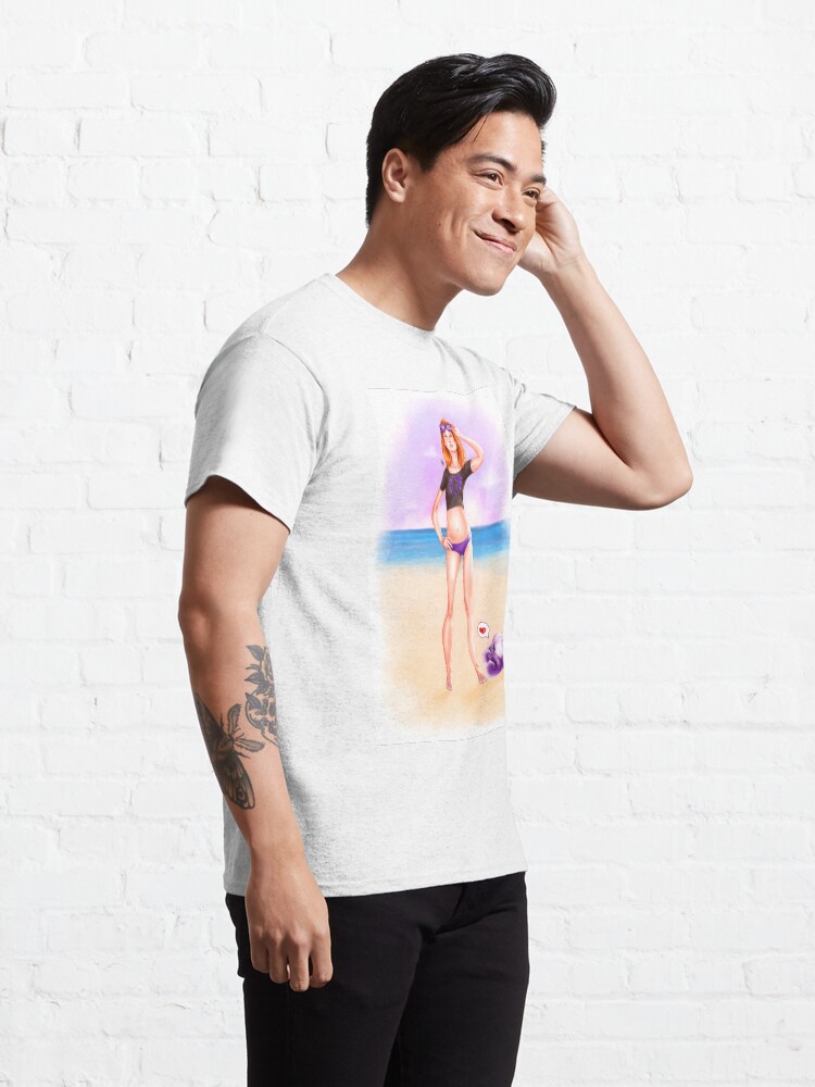 Alternate view of Purple Espiral Beach Classic T-Shirt