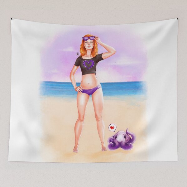 Item preview, Purple Espiral Beach designed and sold by ladykraken.