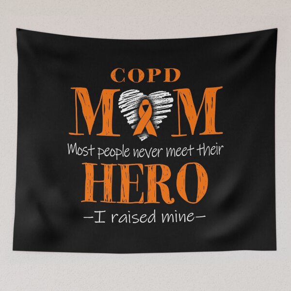 Item preview, Proud COPD Mom HERO I Raised Mine designed and sold by Mnrshirley.