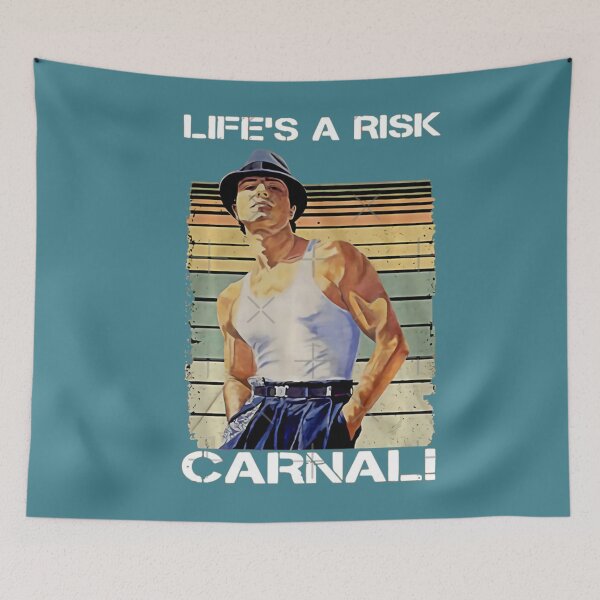 Item preview, Life's A Risk C.Ar.Na.L Vintage Blood In Blood Out Inspired designed and sold by ZinHuo.