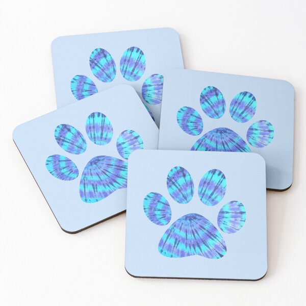 Item preview, Tie Dye Dog Paw Print designed and sold by MadEDesigns.