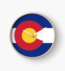Flag of Colorado Clock