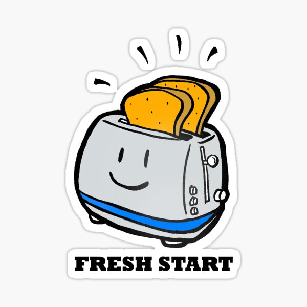 FRESH START Sticker
