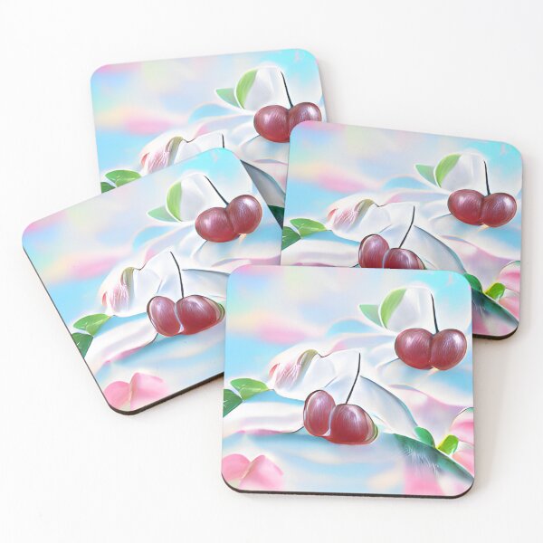 Aperçu de l'œuvre pastel cherries modern original art créée et vendue par Surrealarts727.