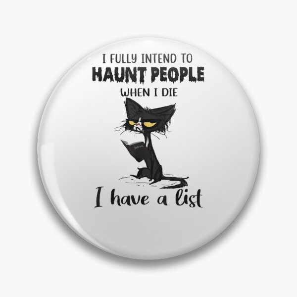 Item preview, i fully intend to haunt people when i die i have a list designed and sold by Artsy Aura ⭐⭐⭐⭐⭐  .