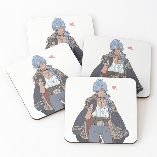 Item preview, Kaeya in Diluc’s jacket Genshin Impact designed and sold by PeachGummyArt.