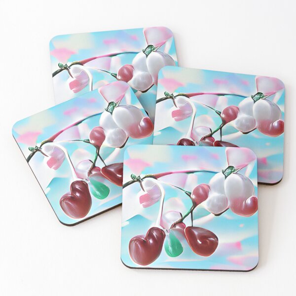 Aperçu de l'œuvre pastel cherries modern original art créée et vendue par Surrealarts727.