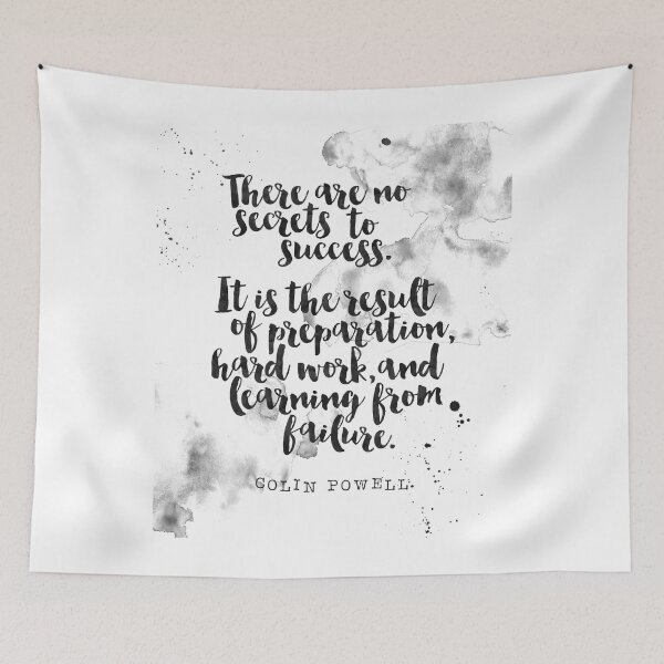 Item preview, Preparation, Hard Work, Learning from Failure - Colin Powell Quotes designed and sold by Buddhaport.