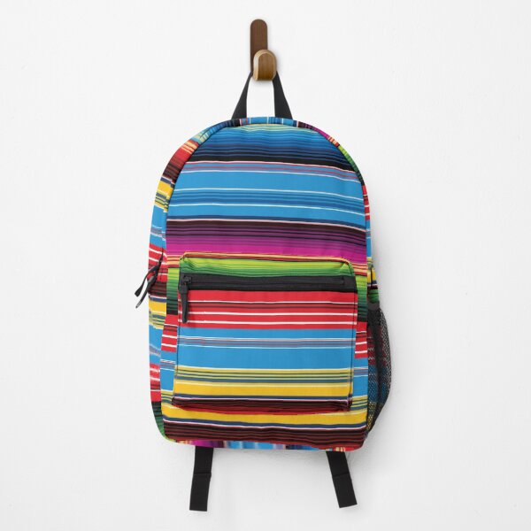 Item preview, Saltillo Mexican serape blanket vibrant latino stripes zarape southwest modern fiesta zerape designed and sold by T-Mex.