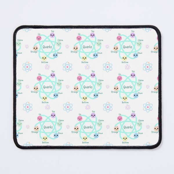 Item preview, Quarks, quark pattern, strange quark, charm quark, quark types found by Hadron collider at CERN, science is cool, physics is cool, go science designed and sold by Hollyharry.