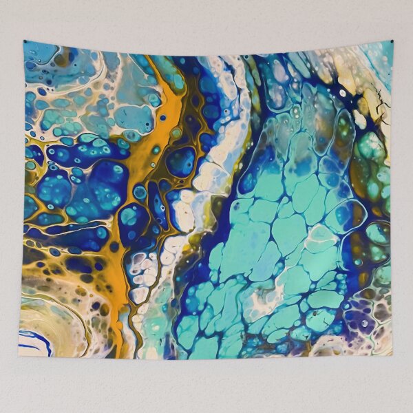 Item preview, Flow 2 Trippy Acrylic Pour Art designed and sold by cjpours.