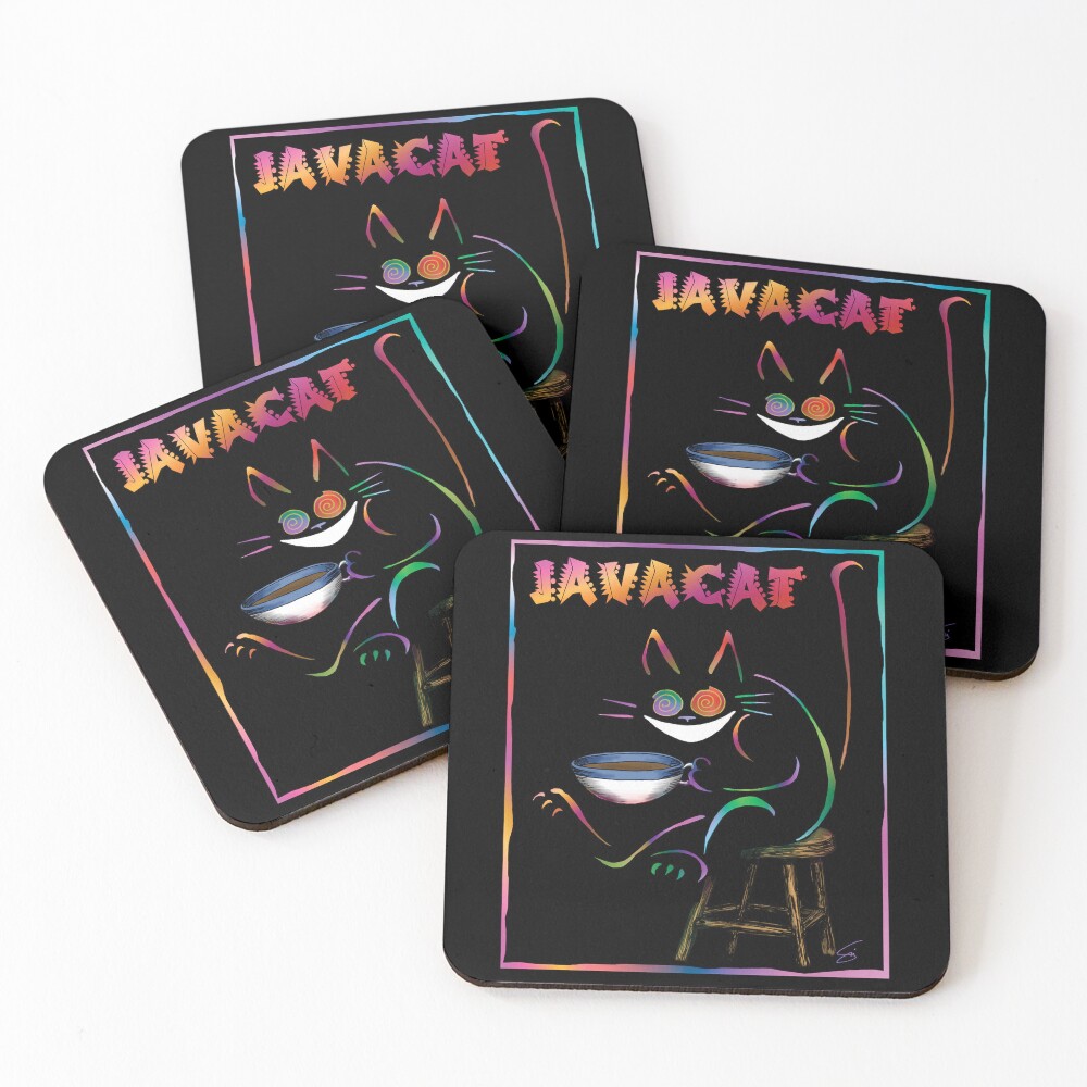 Item preview, Coasters (Set of 4) designed and sold by MonstersWeirdos.